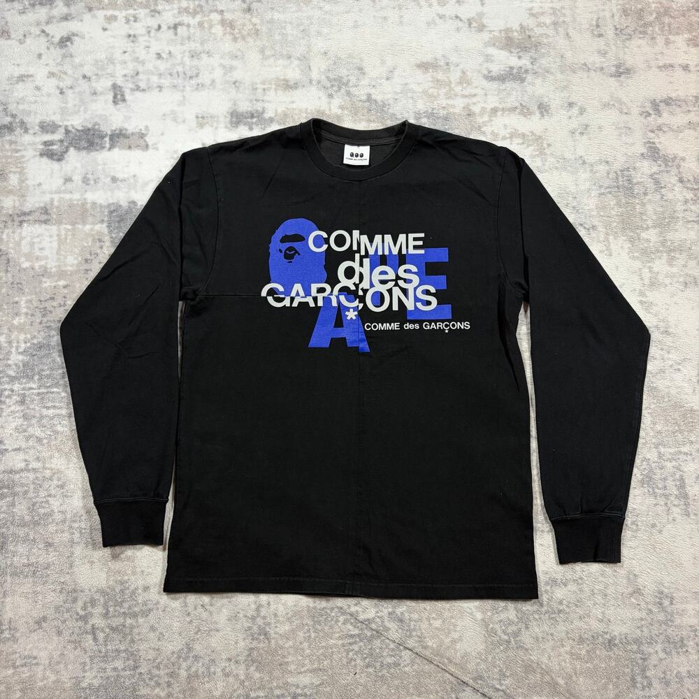 Authentic Bape x CDG Osaka Longsleeve Shirt L